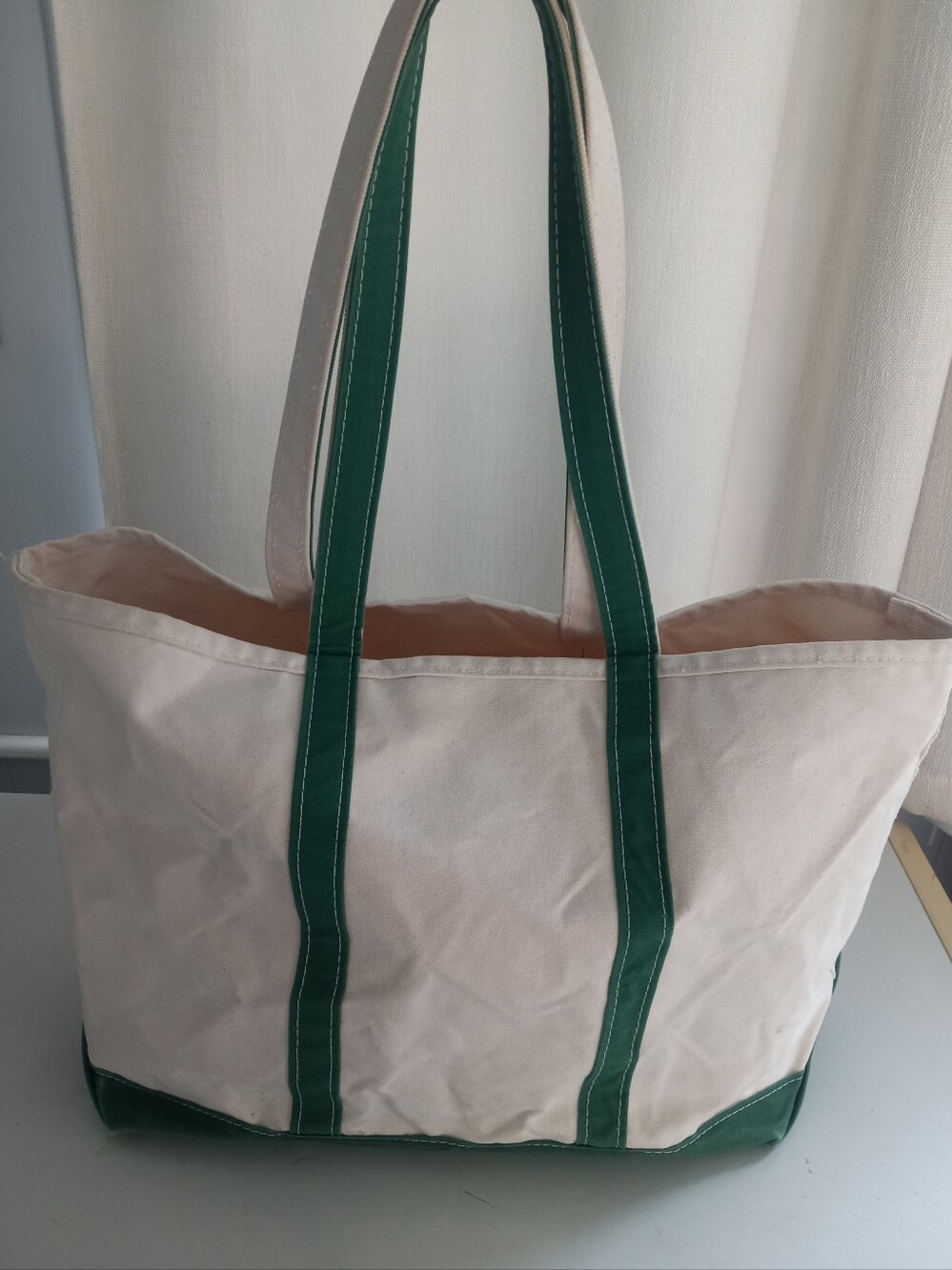 New England Vintage XL Boat n Tote 90s Green